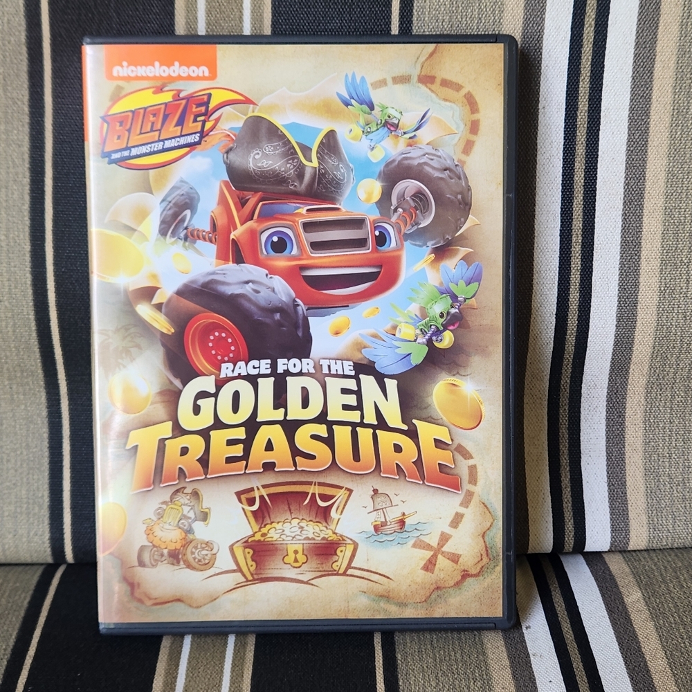 🔥 Blaze and the Monster Machines Race the Golden Treasure DVD Kids Nickelodeon
